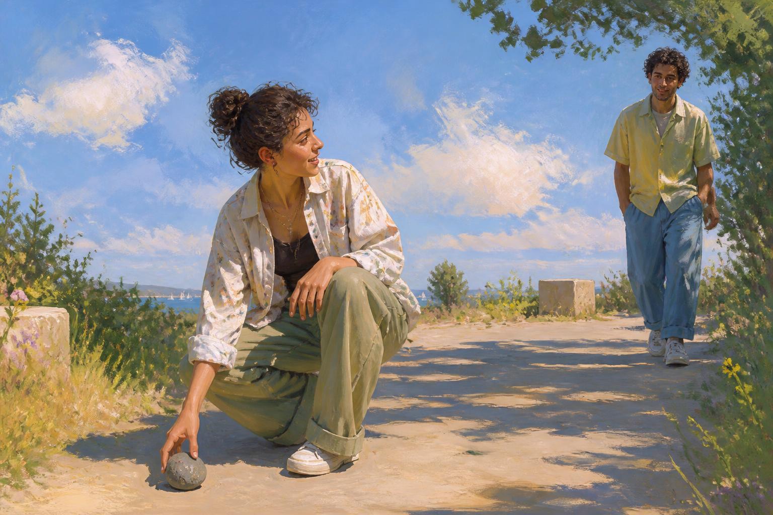 Painterly scene for Separate Verdict Then Name Who Can Correct It.