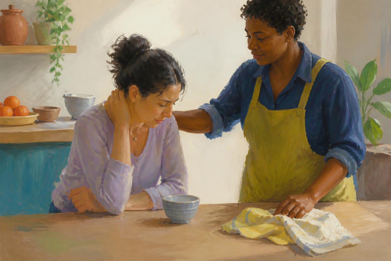 Painterly scene for After Release, Return