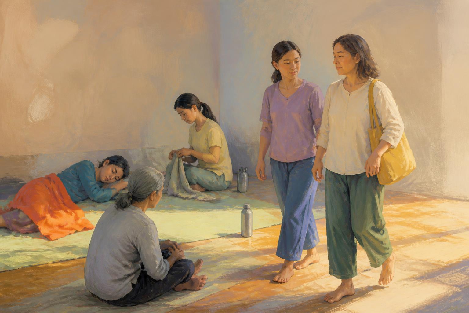 Painterly scene for When Questions Tighten