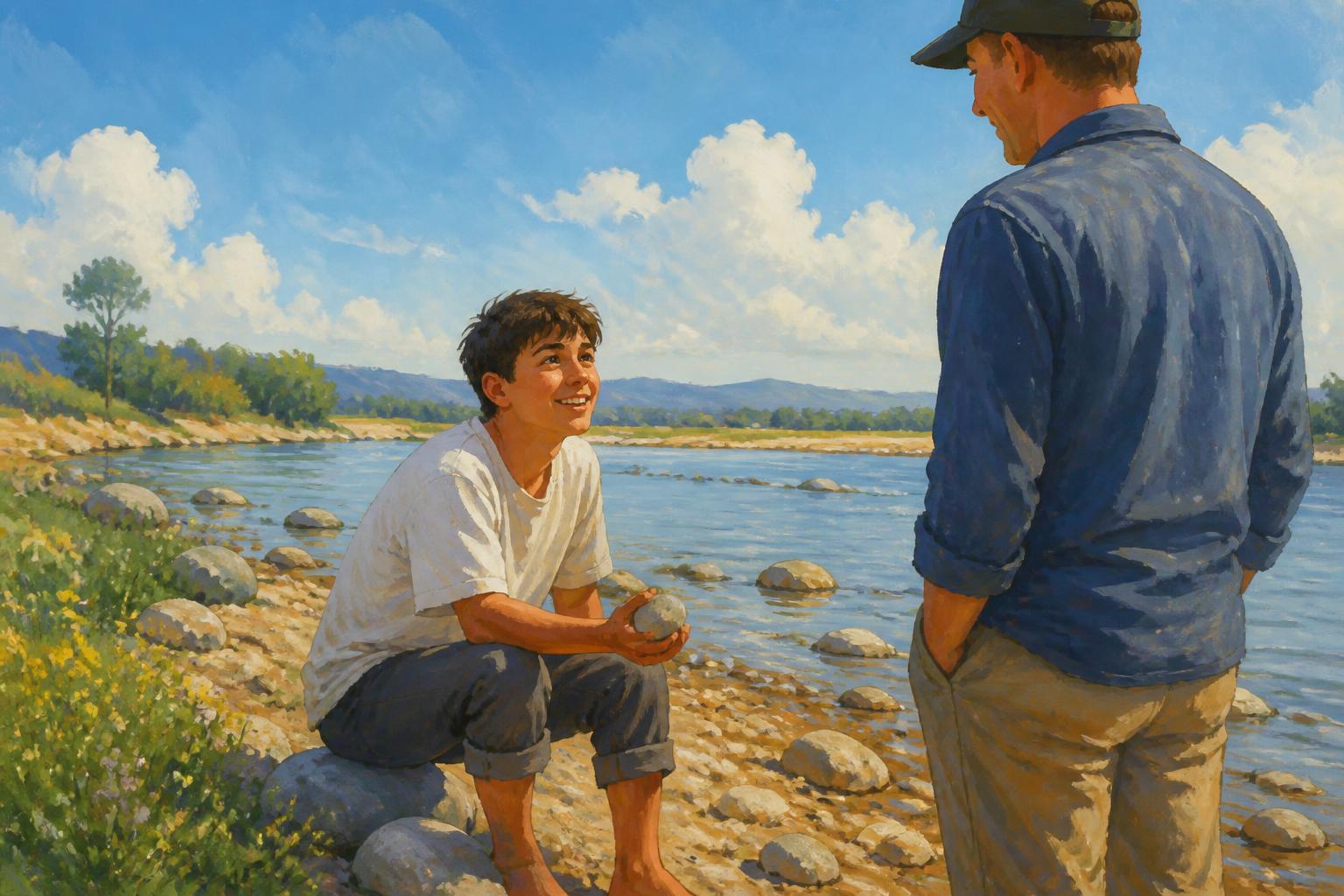 Painterly scene for Guidance Without Escape