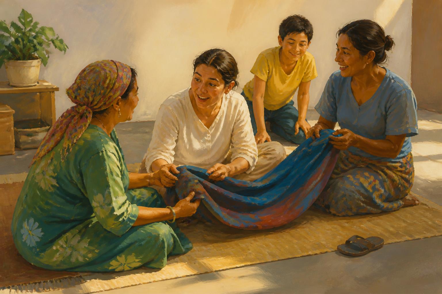 Painterly scene for Be Known Before Recognition