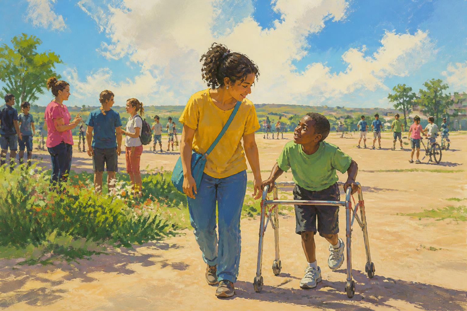 Painterly scene for The Question Points the Mind