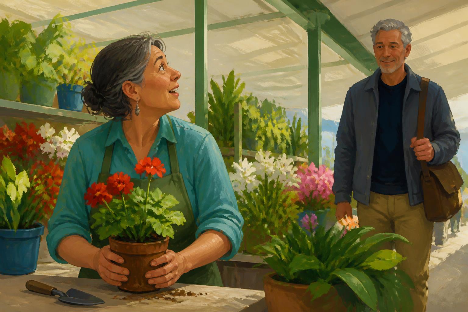 A seated person in warm light keeps an open path to others after an intense inner experience.