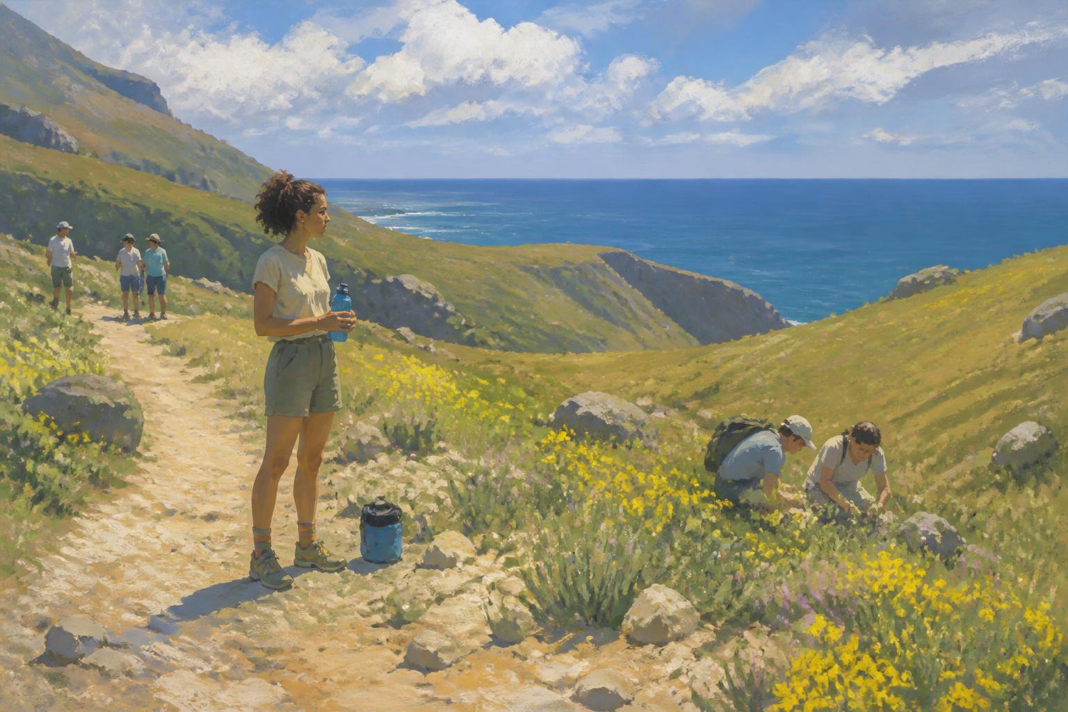 Painterly scene for Retire the Address, Suspend the Recognition