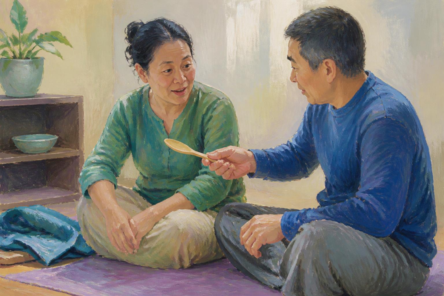 Painterly scene for More Checking Is Not More Wisdom