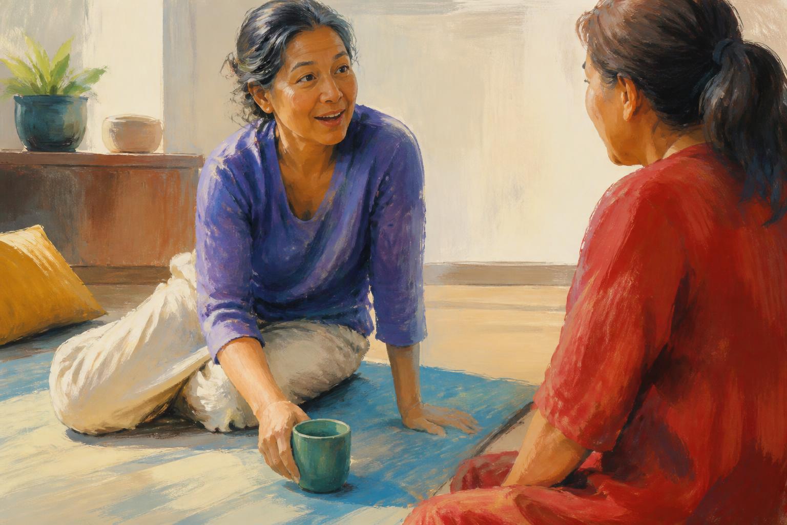 Painterly scene for Make Doubt Prove Itself