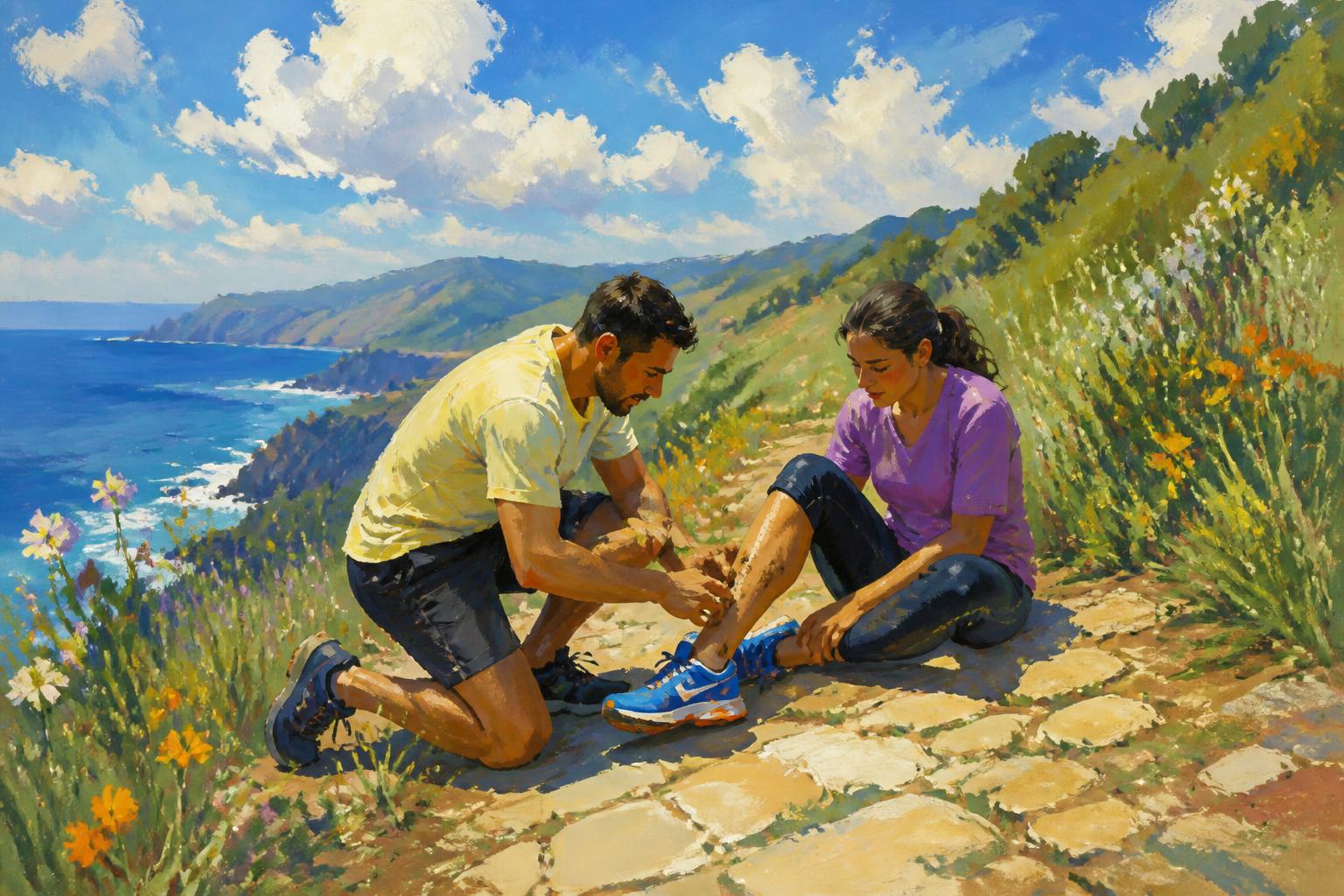 Painterly scene for Do Not Judge Alone