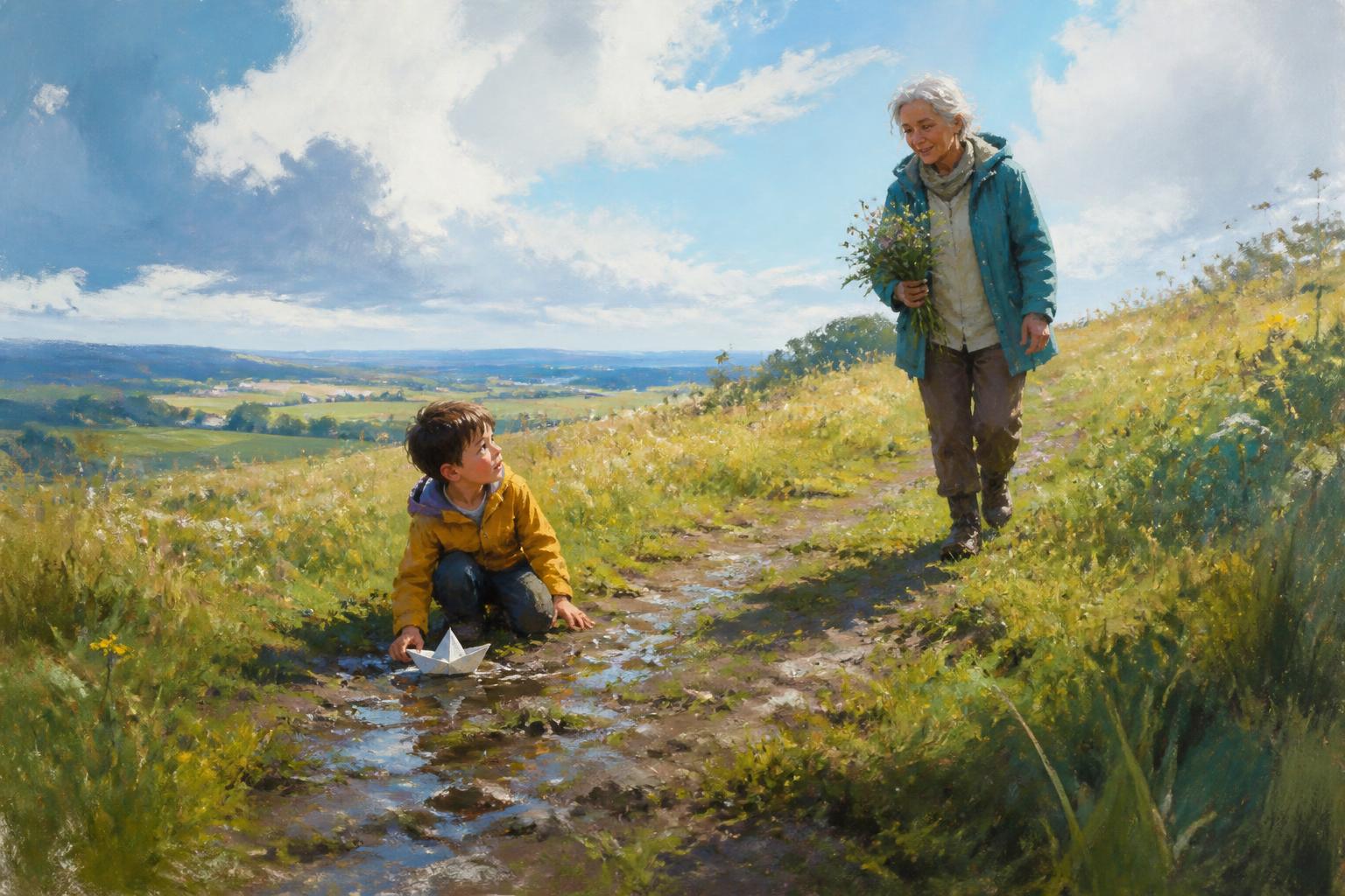 Painterly scene for Do Not Grade Rest