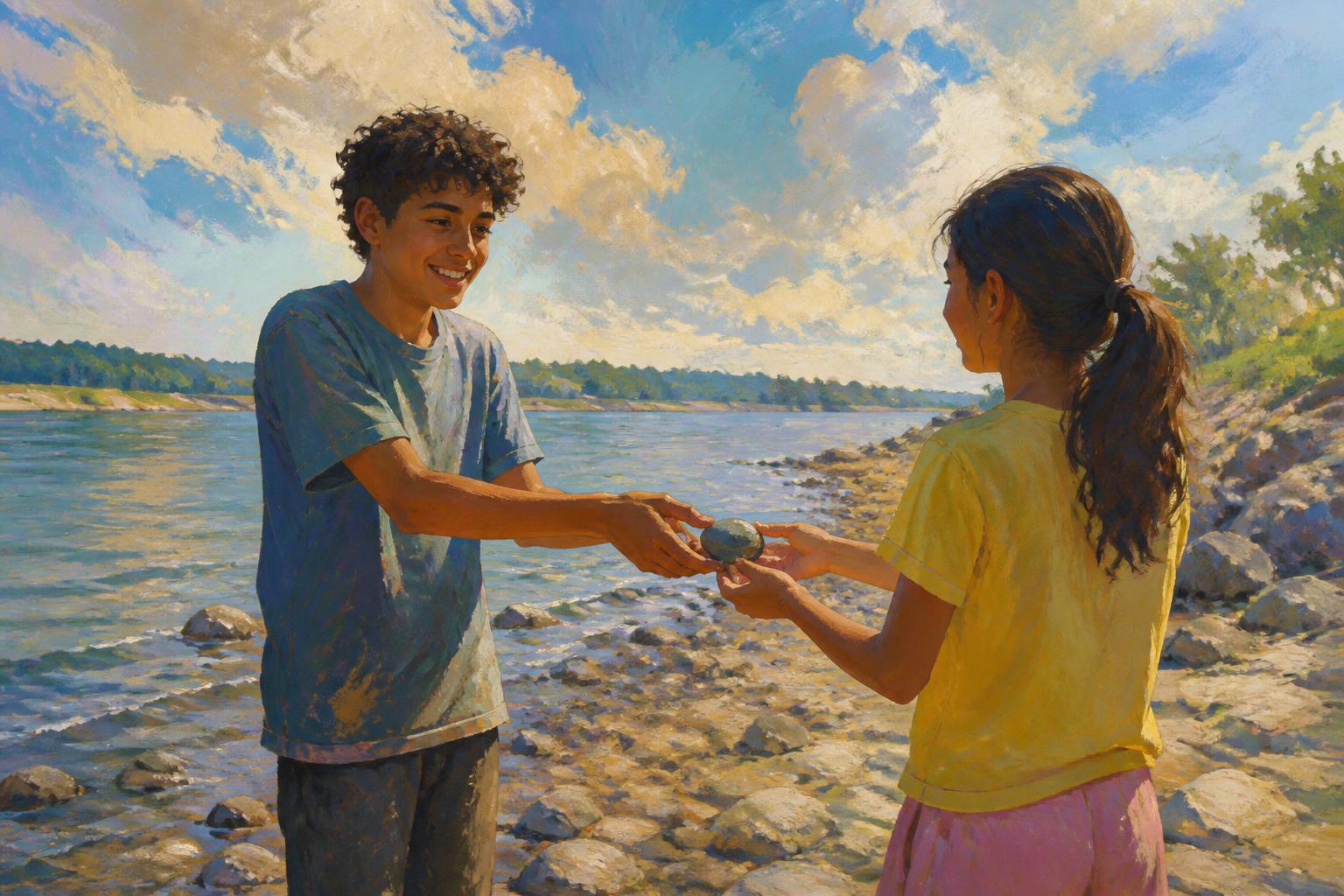 Painterly scene for When Quiet Has No Home