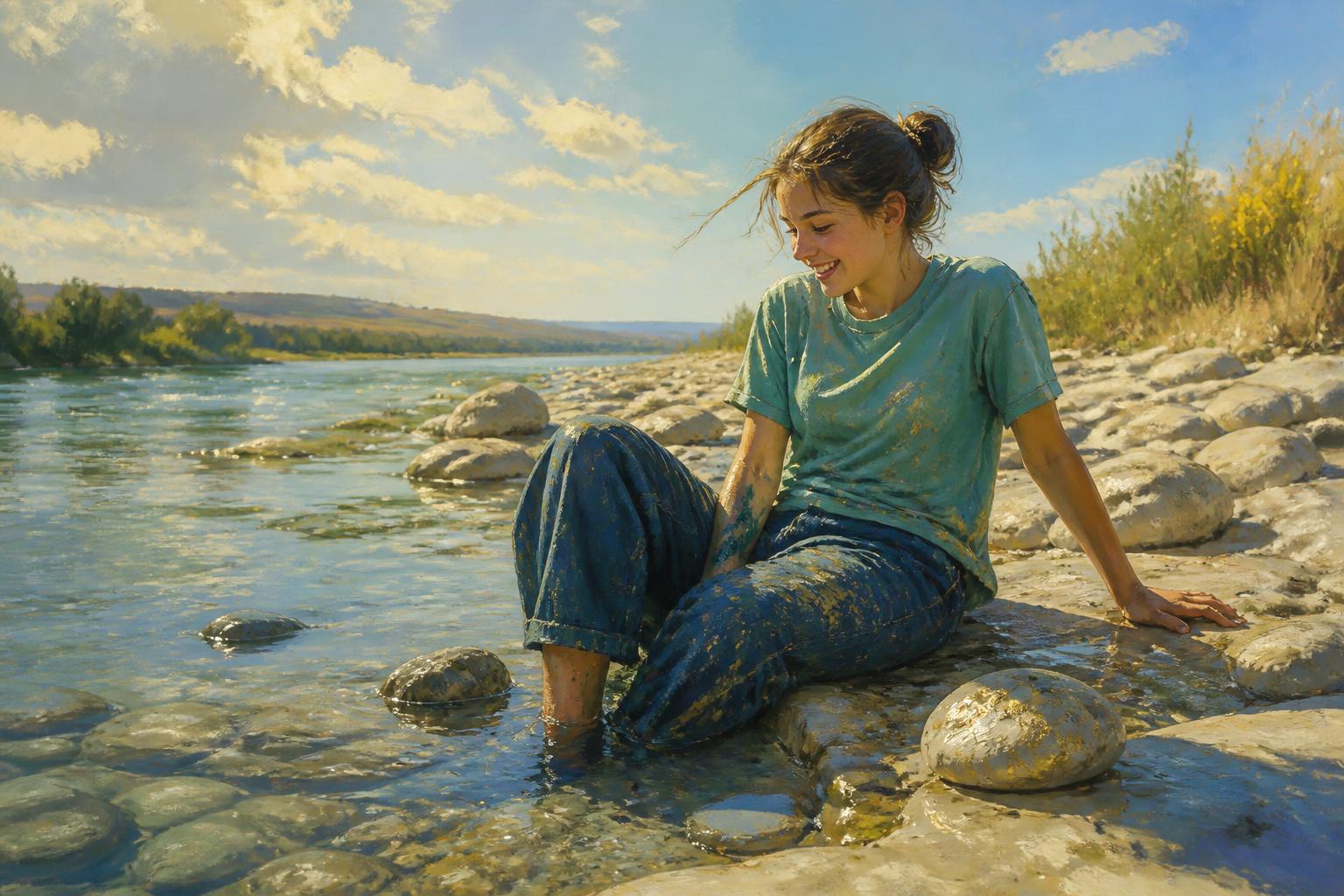 Painterly scene for A Name Is Not a Home
