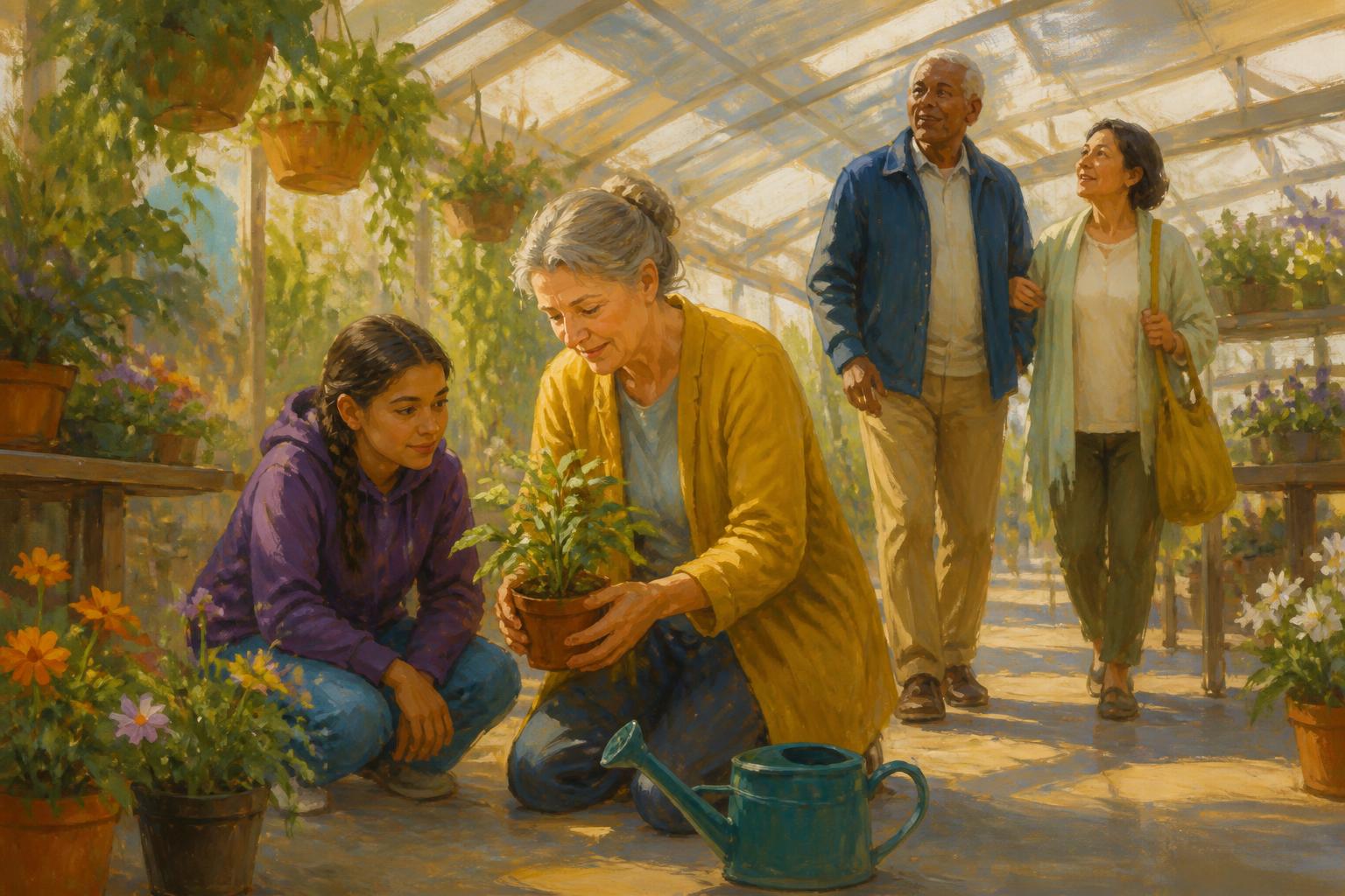 Painterly scene for Check The Ground First
