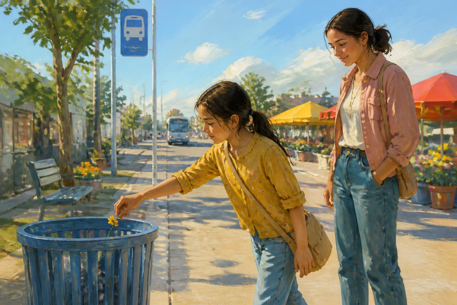 Painterly scene for Borrowed Problems