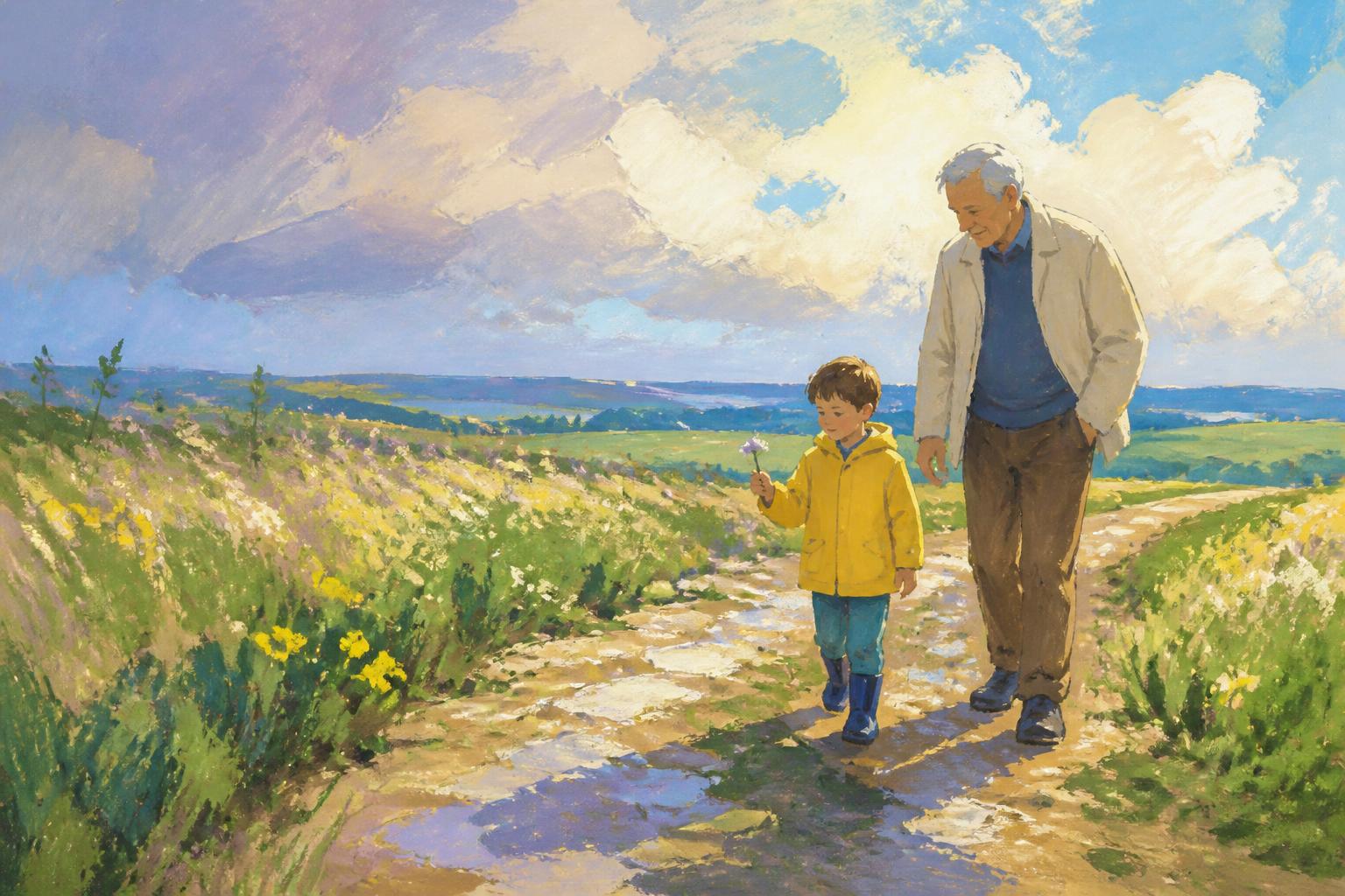 Painterly scene for What Can Say No