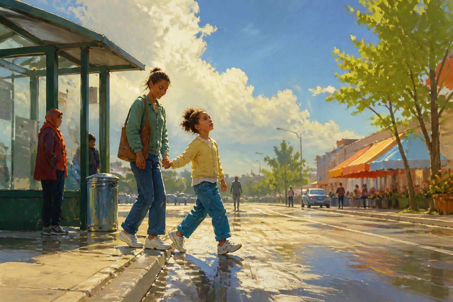 Painterly scene for When Nothing Changes