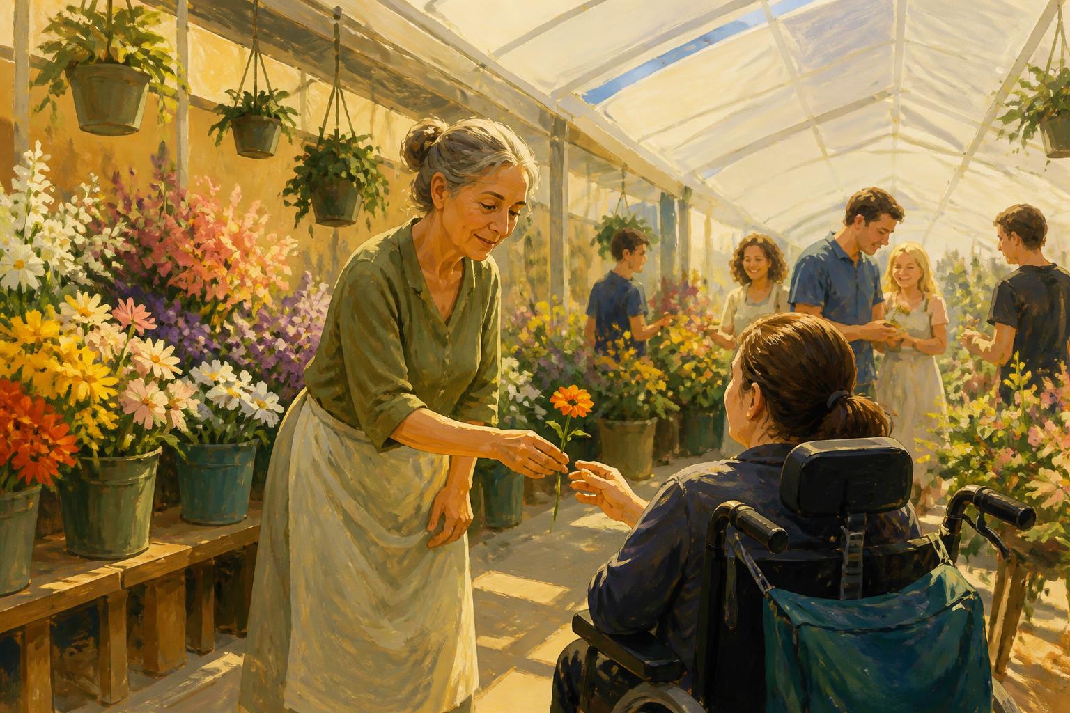 Painterly scene for When Love Reads Silence