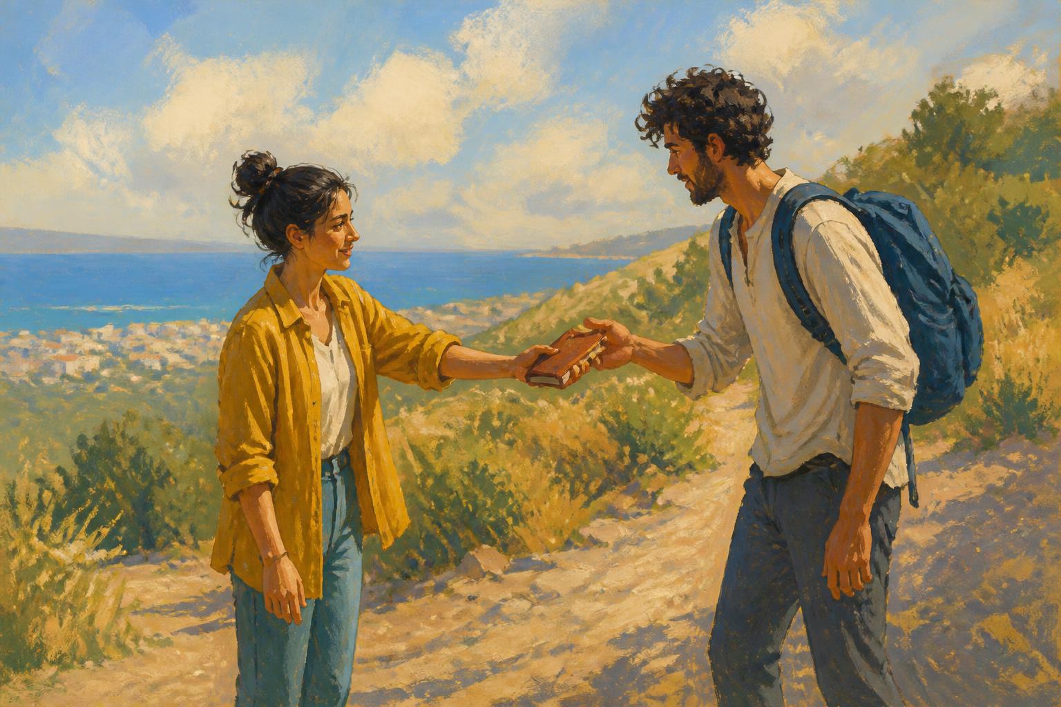 Painterly scene for Comfort Is Held Authority Is Sent.