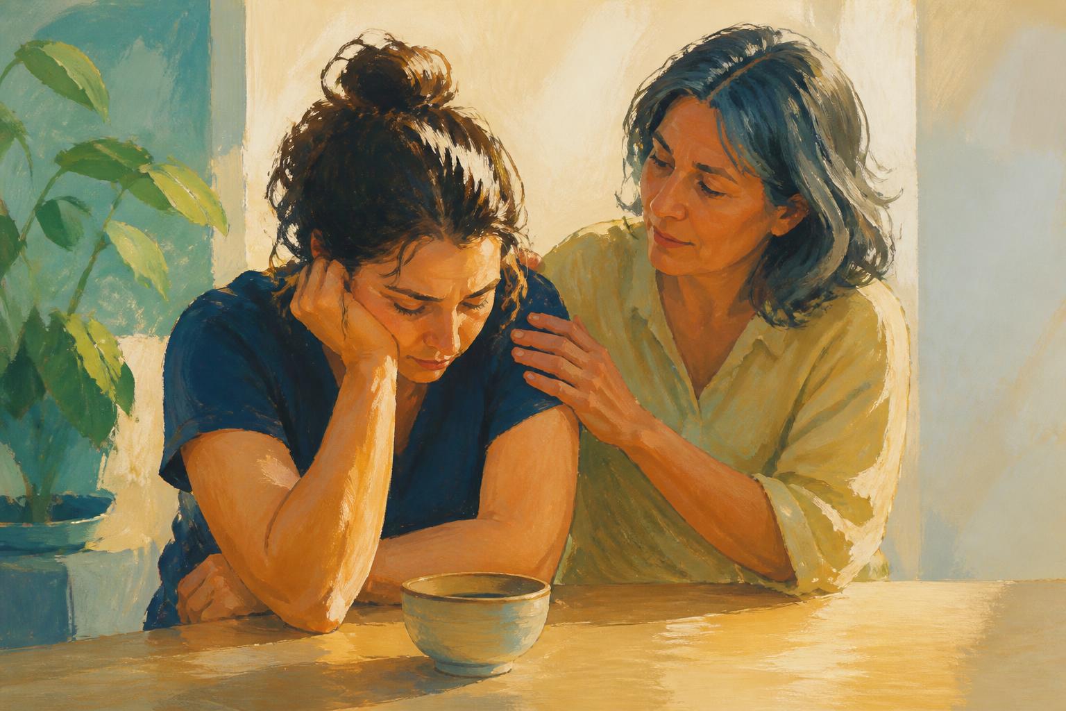 Painterly scene for First Name the Question