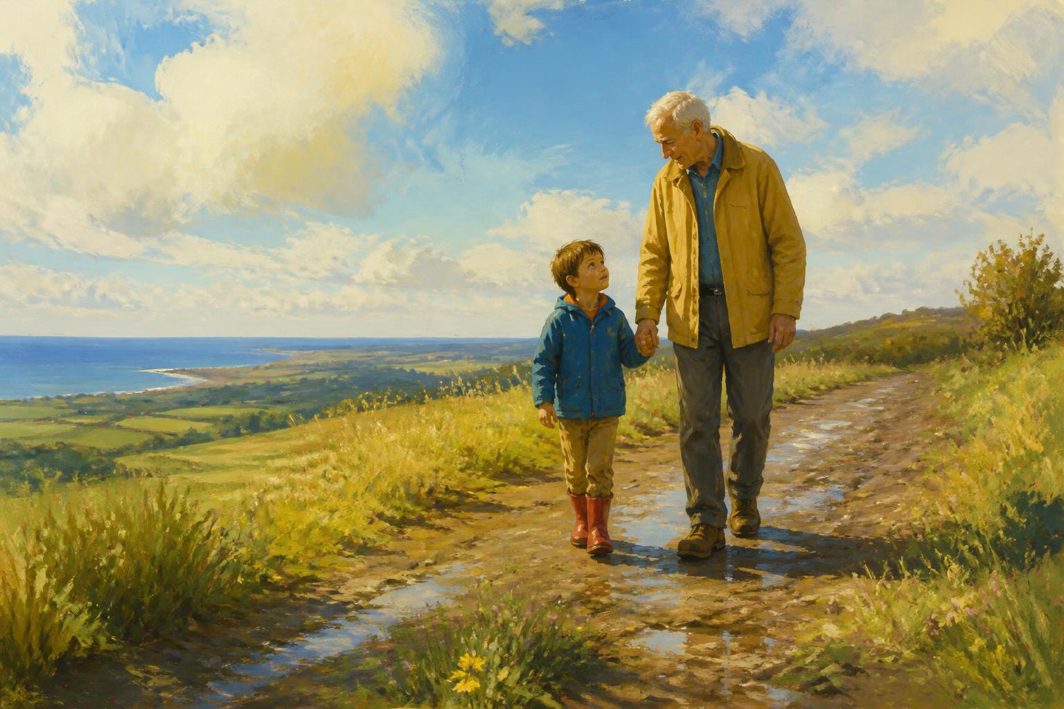 Painterly scene for Ask Where The Question Came From