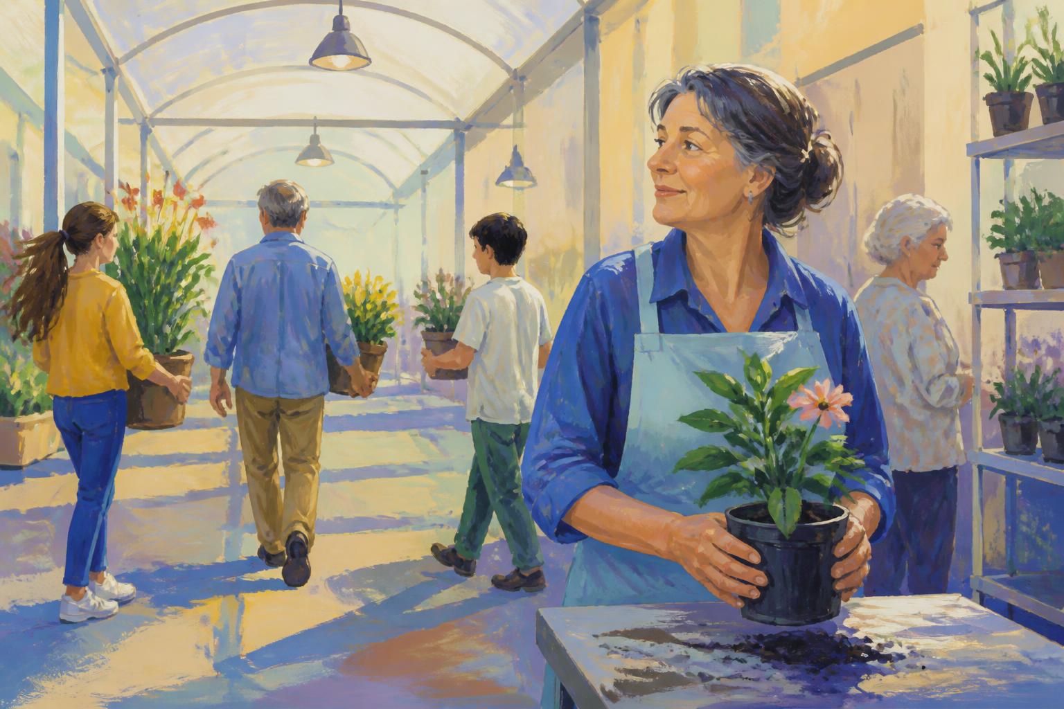 Painterly scene for What Rest Can Tell Us