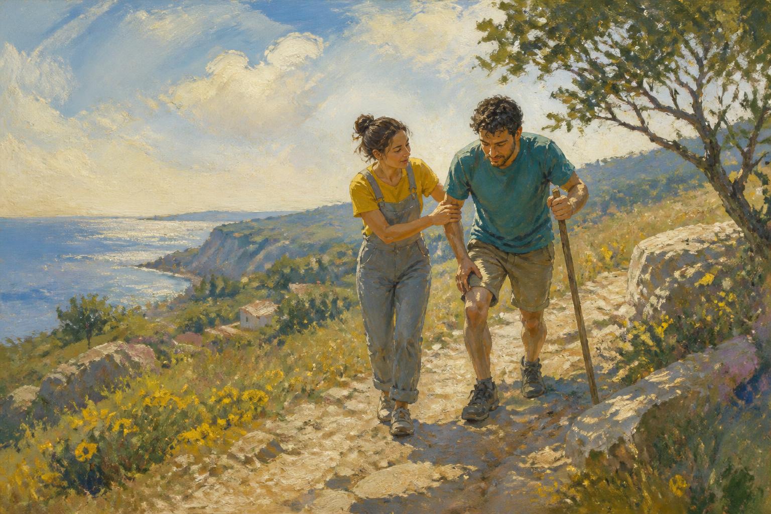 Painterly scene for What Can Still Correct Us