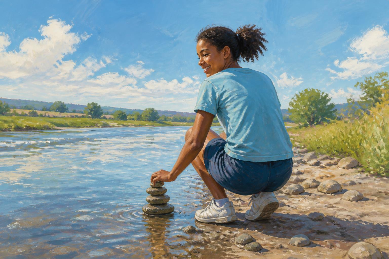 Painterly scene for A guide is real when it can change your next act, not only soothe your story.
