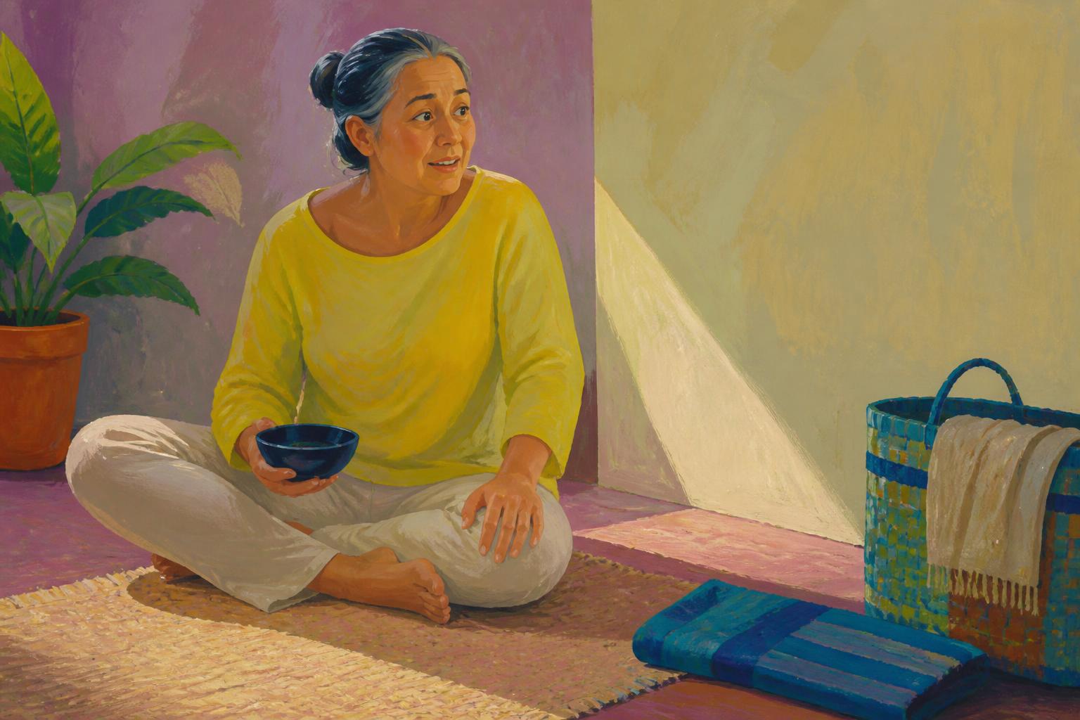 Painterly scene for A good practice tells you not only how to use it, but when to set it down.