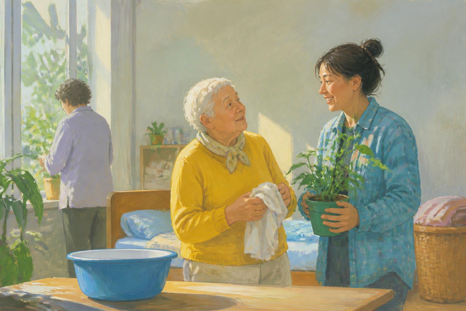 Painterly scene for Do not trust an insight that leaves nothing able to answer it.