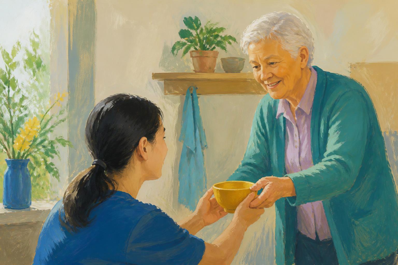 Painterly scene for Before you trust a quiet that feels like truth, write it down or say it once to a trusted person.