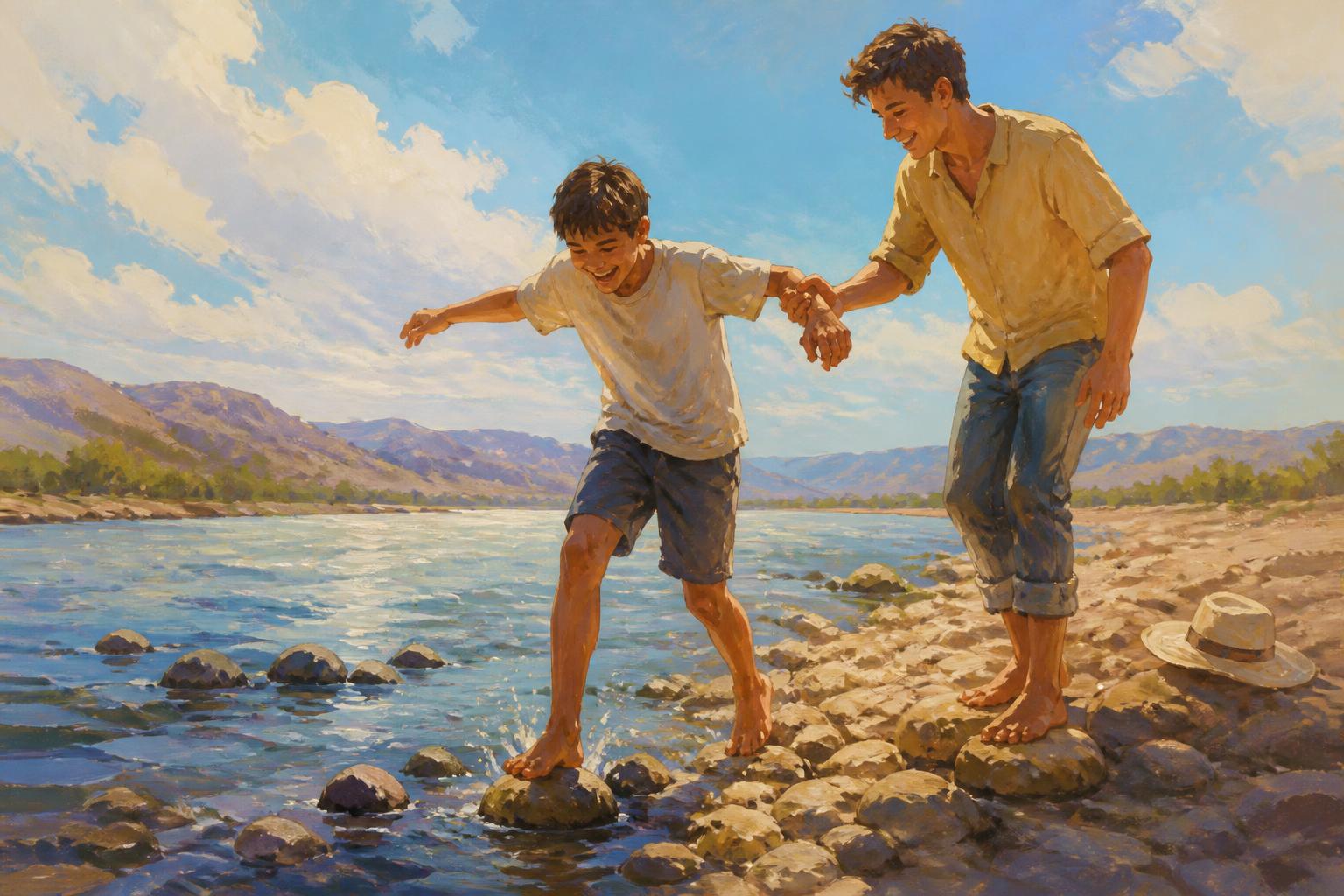 Painterly scene for A deep silence is not trustworthy because it is private. It becomes safer when it can still be corrected