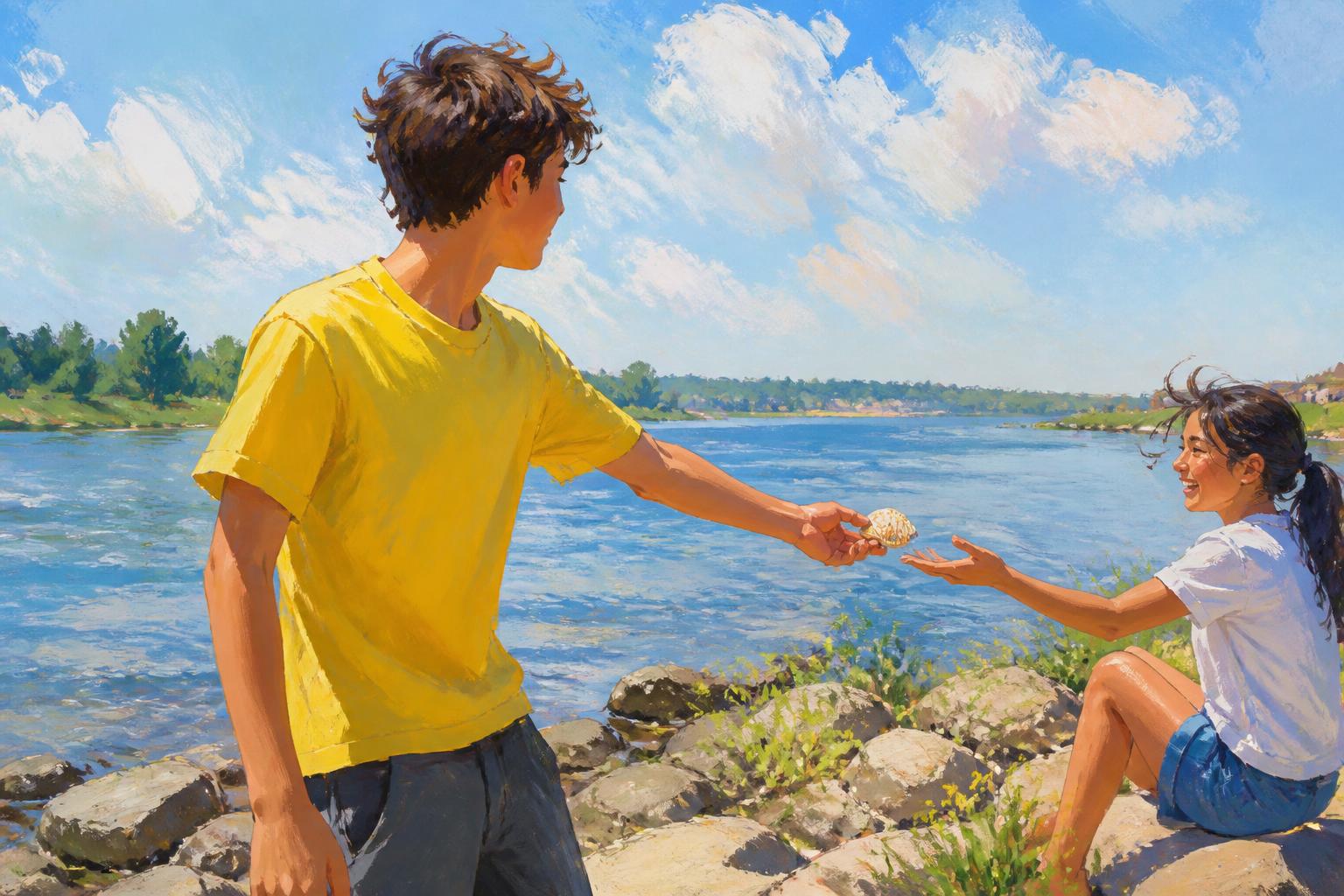 Painterly scene for Let rest remain ungraded.