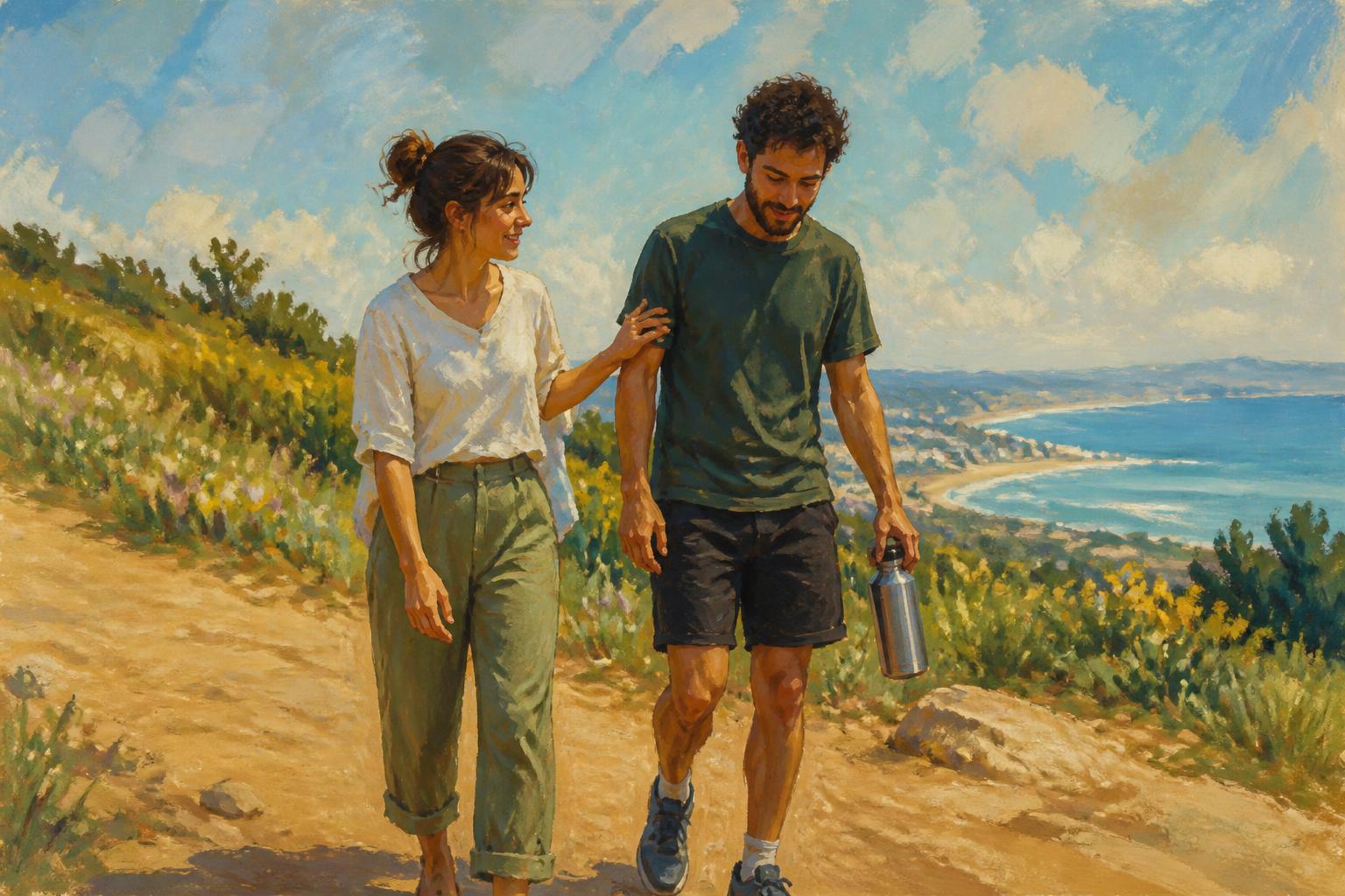 Painterly scene for Do not use silence to become unreachable.