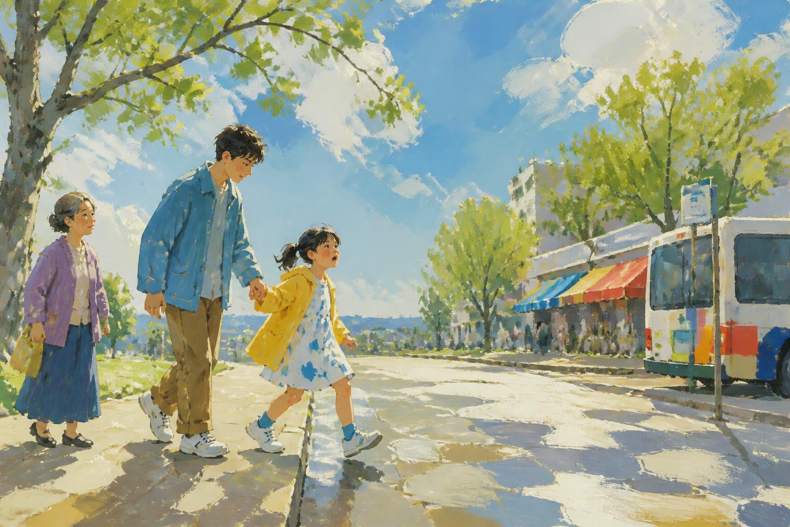 Painterly scene for A startling number can be true and still not mean what the headline says.
