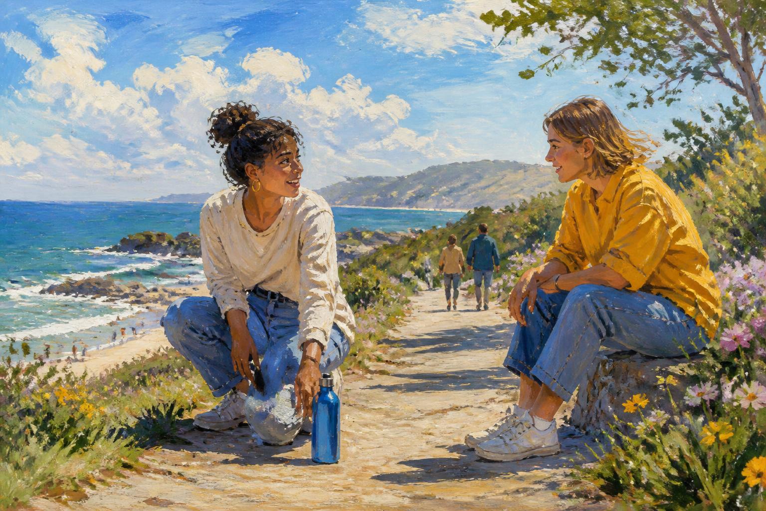 Painterly scene for Do not carry a quiet state beyond correction.