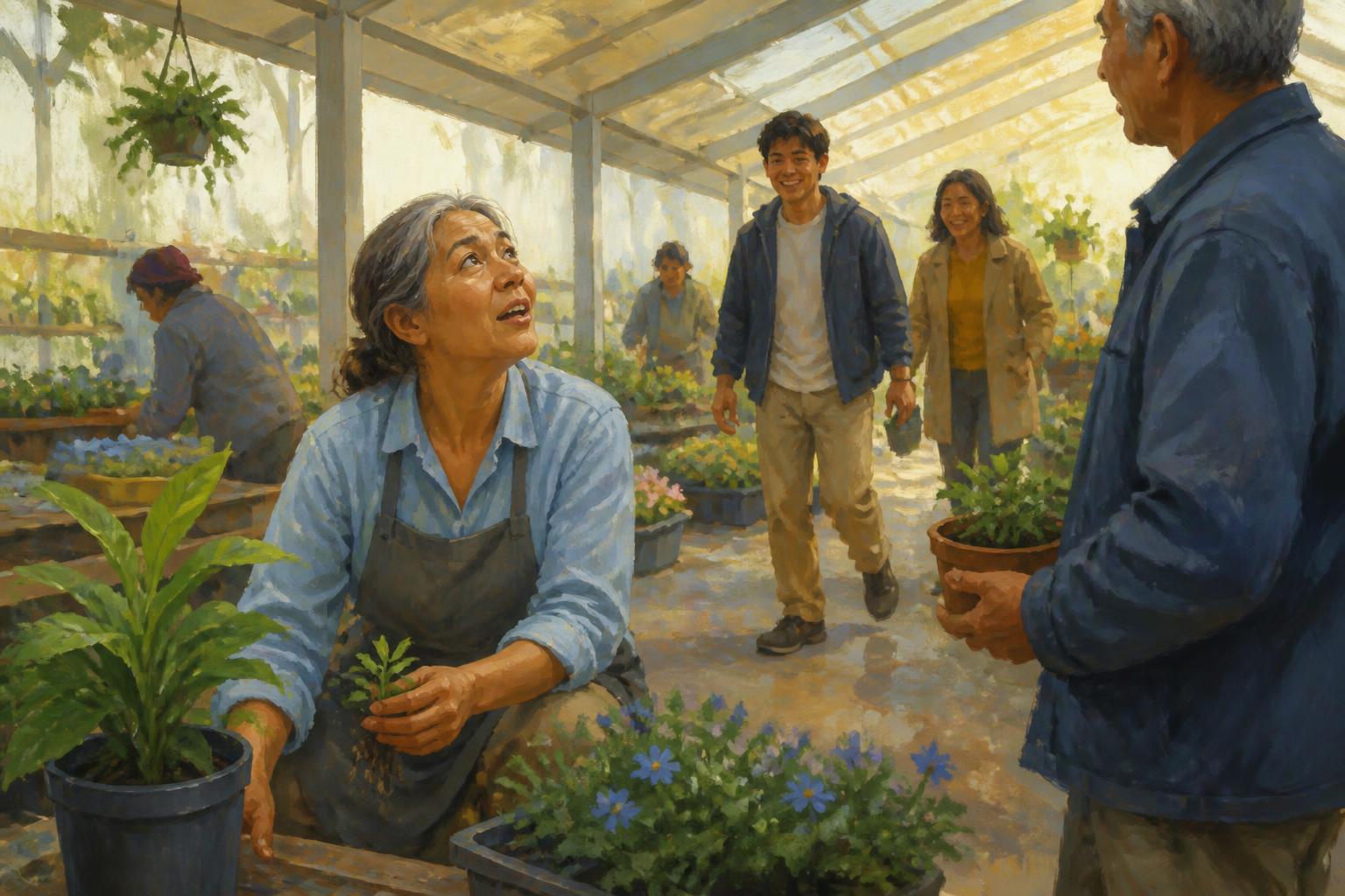 Painterly scene for Keep the correction that can interrupt you and let you leave.