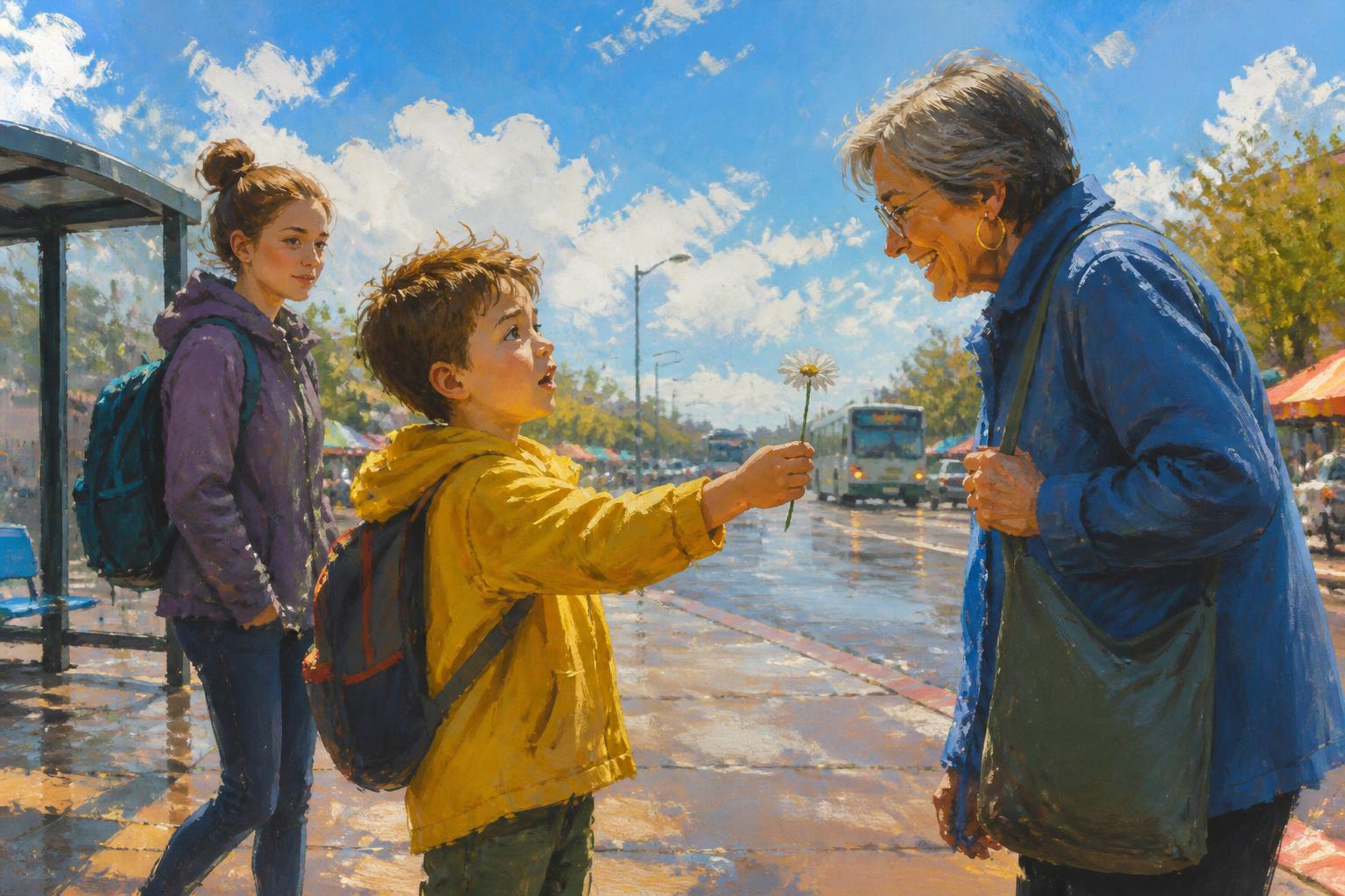 Painterly scene for Let a strong insight be corrected before you let it guide you.