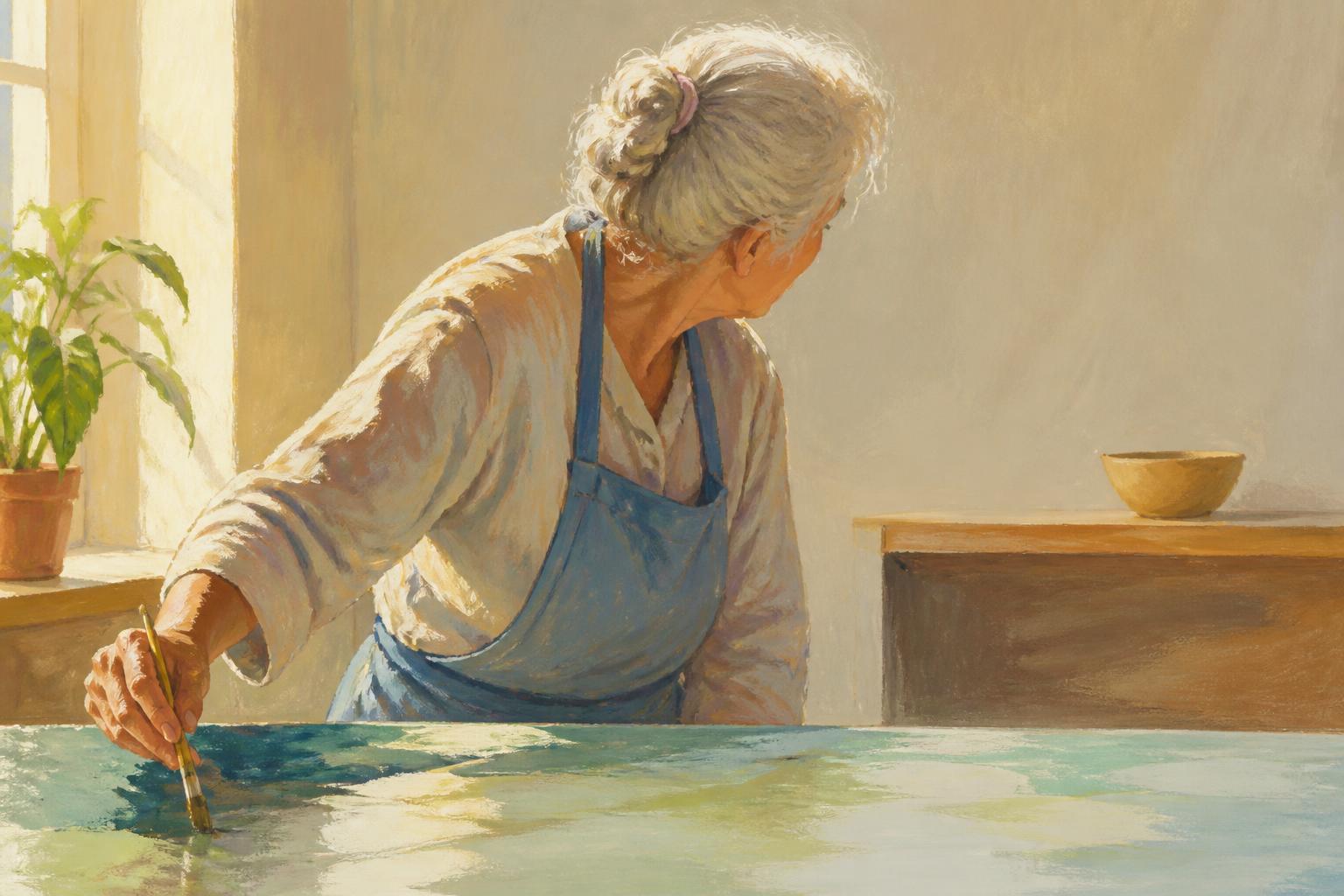 Painterly scene for When a new name changes nothing, the next name is not the cure.