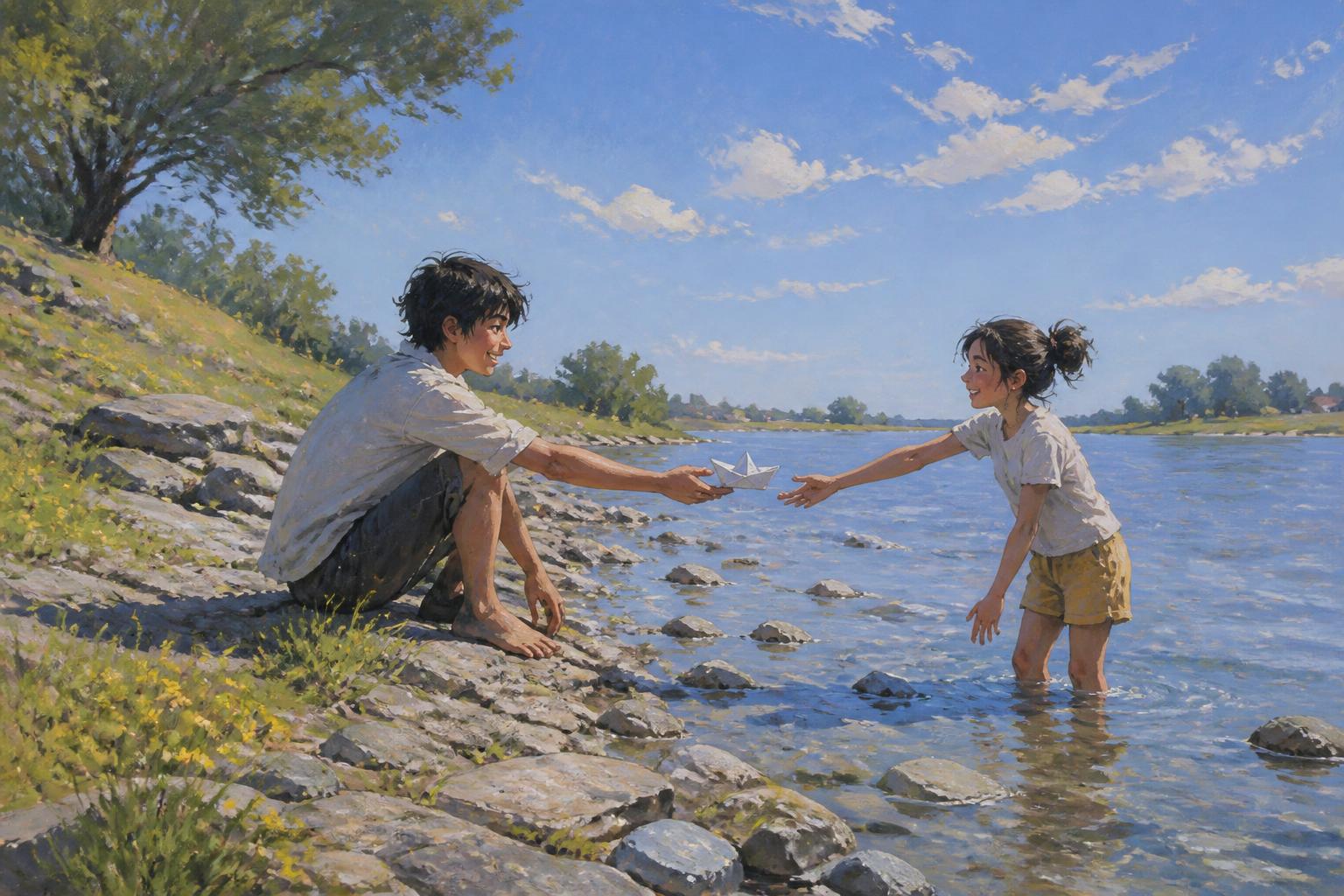 Painterly scene for When fear makes you count what is leaving, spend one hour on what you still choose.