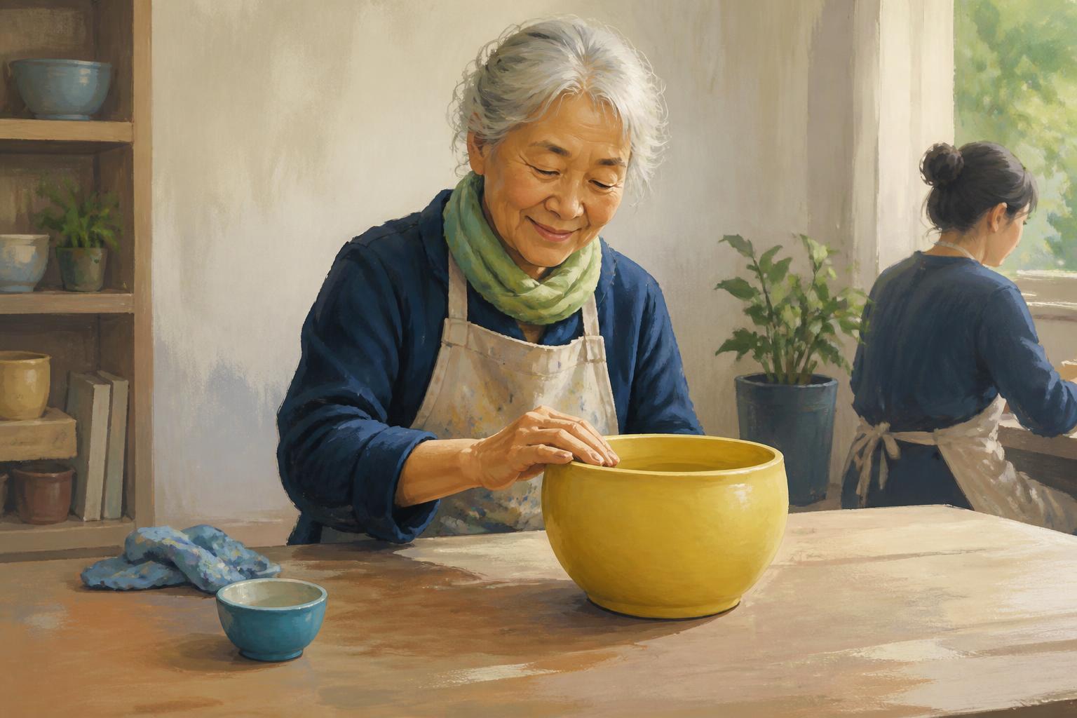 Painterly scene for Do not trust quiet until you know what kind of quiet it is.