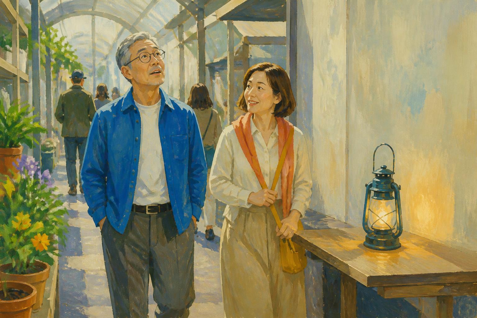 Painterly scene for Do not enter a silence you have not been formed to hold.