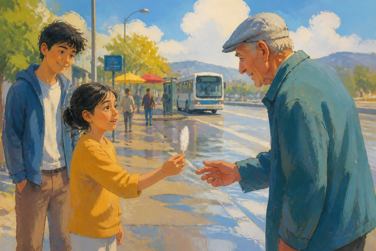 Painterly scene for Do not try to make rest count; practice letting it not count.