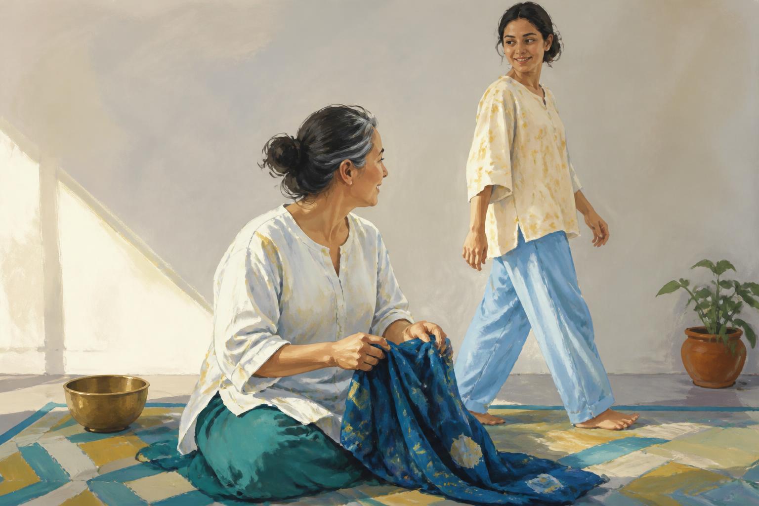 Painterly scene for After a deep shift, keep a way back to ordinary correction.