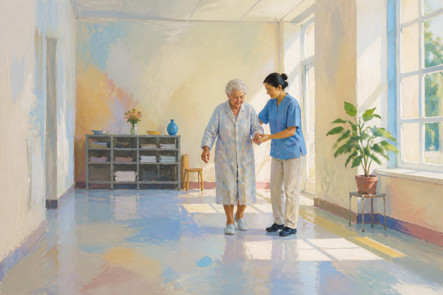 Painterly scene for Ask what the practice loosened before deciding what it proves.